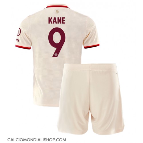 Maglie da calcio Bayern Munich Harry Kane #9 Terza Maglia Bambino 2024-25 Manica Corta (+ Pantaloni corti)